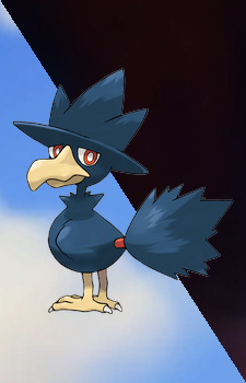Murkrow — Pokemon card artwork