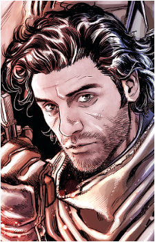 Poe Dameron — Star Wars card artwork