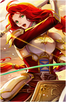 Titania FE — Fire Emblem card artwork