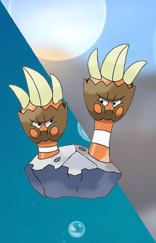 Binacle — Pokemon card artwork