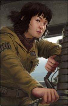 Rose Tico — Star Wars card artwork