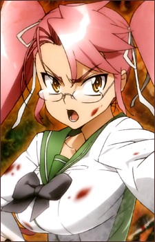 Takagi Saya — Highschool of the Dead card artwork