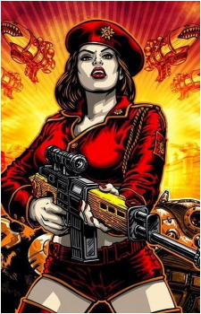 Natasha Volkova — Command  Conquer card artwork