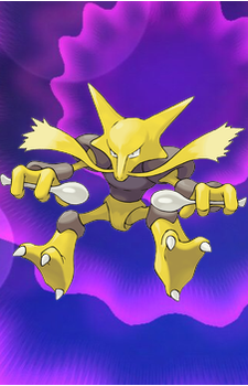 Alakazam — Pokemon card artwork