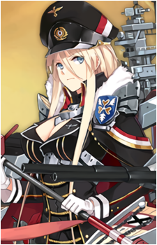 Bismarck — Azur Lane card artwork