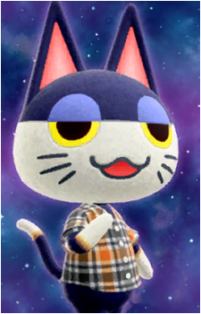 Punchy — Animal Crossing card artwork
