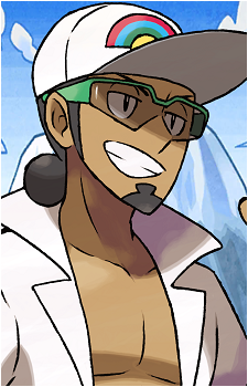 Professor Kukui — Pokemon Characters card artwork