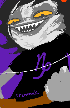 Gamzee Makara — Homestuck card artwork