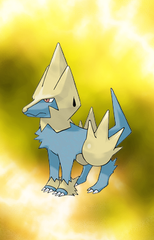 Manectric — Pokemon card artwork