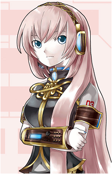 Megurine Luka — Vocaloid card artwork