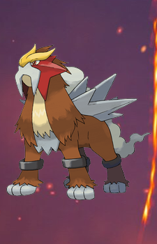 Entei — Pokemon card artwork
