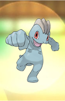 Machop — Pokemon card artwork